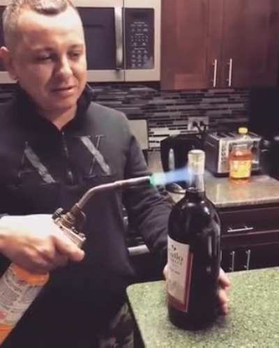 Boom goes the vino