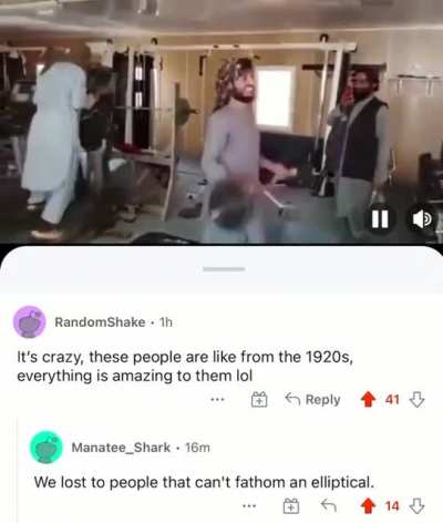 The Taliban discover a gym on an former American base