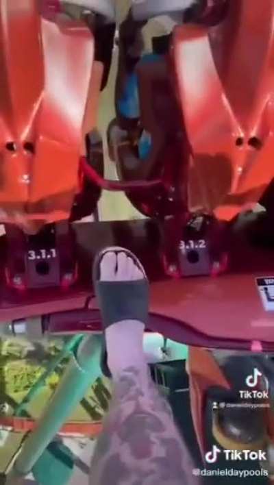 Farting on a roller coaster.