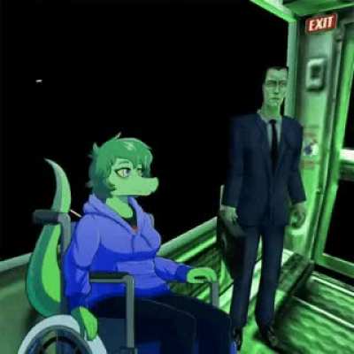 Gman and his unemployed gator friend