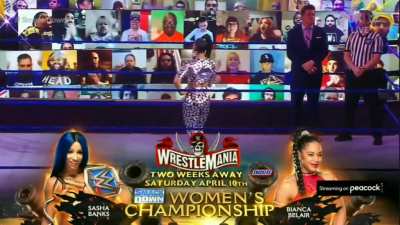 Tonight on SmackDown, Part 1: Bianca has some words for Sasha before she fights Natalya!