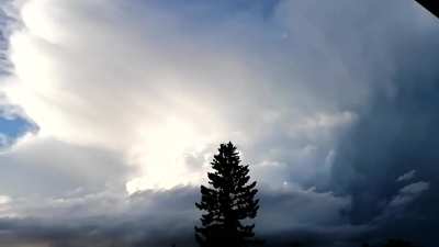 I was shooting a time-lapse right up until the tornado alert came through