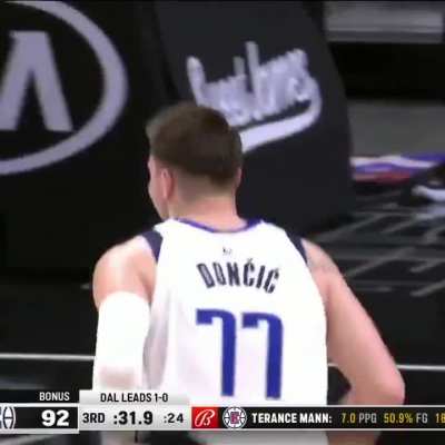Luka clownin&rsquo; the clippers 😭
