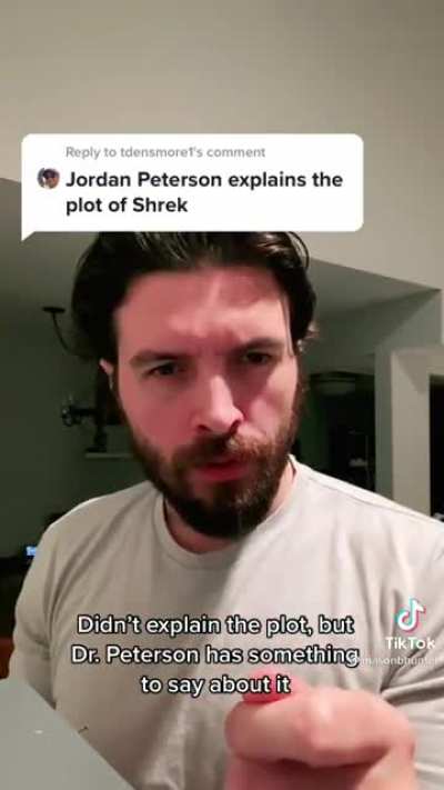 Jordan Peterson explains the plot of Shrek&hellip;