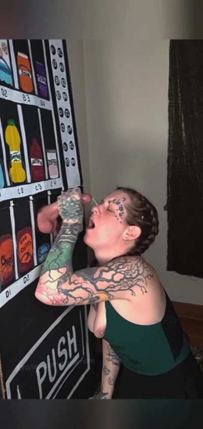 Pulling out a snack