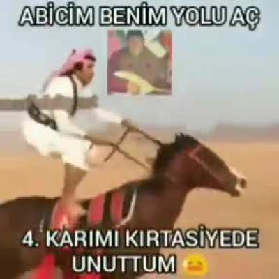 a&ccedil; a&ccedil; a&ccedil; yolu Arab geliyo