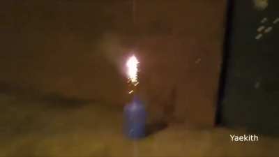 mortero de artificil