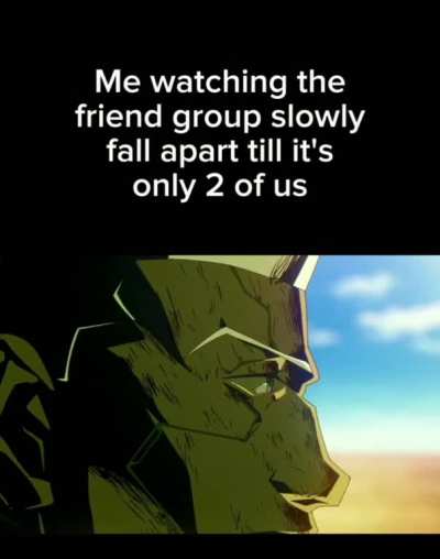 We're falling apart 