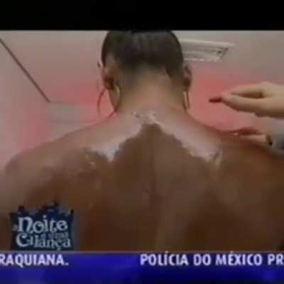 Rosiane Pinheiro - Ex Gang do Samba, no programa A noite &eacute; uma crian&ccedil;a.