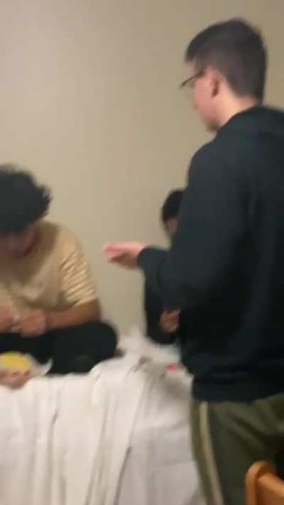 He then proceeded to dry hump everyone