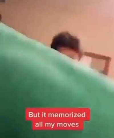 He took his pillow for granted