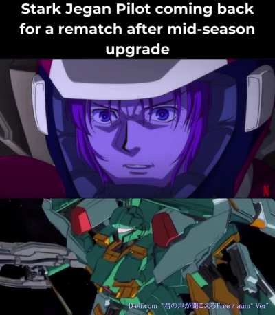 The "Stark Jegan Pilot" finally found a Mobile Suit worthy of his skills