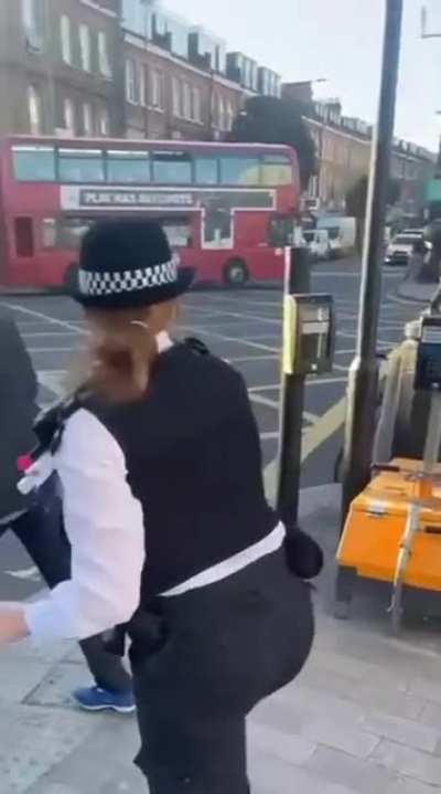 Arrested? Nope, just casually jog away.