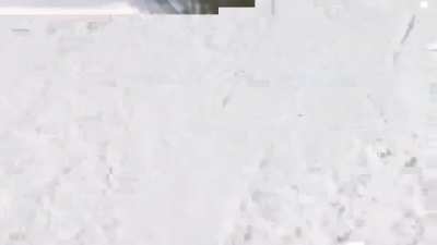 Getting chased by a bear while skiing