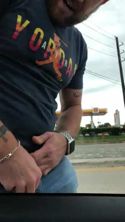 Happened at a red light on the way home