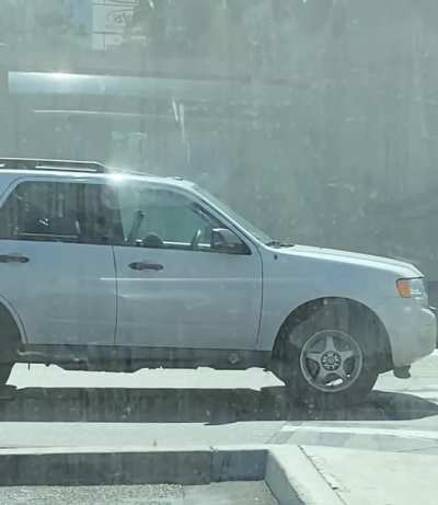 He almost ran someone over, almost hit the car in front of him, then this&hellip;