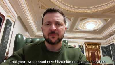 "The more insane statements we hear from Moscow, the greater our force must be. It is only the power of our defense of life, our ability to achieve our own goals that can bring Russia back to a state of at least partial sobriety." - President Zelenskyy's 