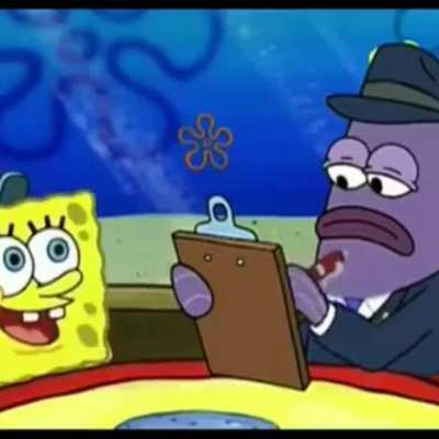 Spongebob??? 😳😳😳