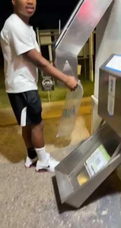 Getting ice