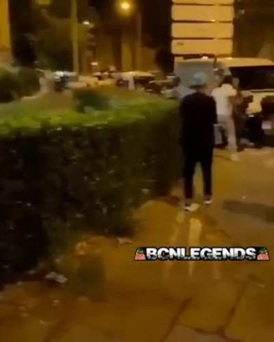 Pu&ntilde;o trancao pa que rescaten.