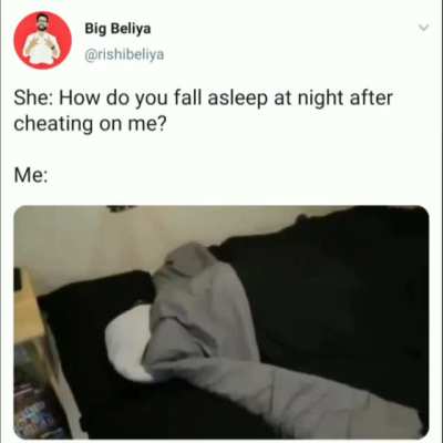 I am sorry but your feelings mean shit to me.😔❤️