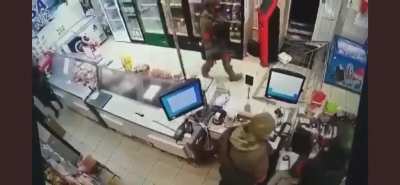 Video of Russian &ldquo;Lootnaz&rdquo; looting a Ukrainian supermarket.