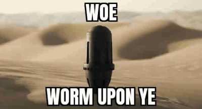 I cast worm.