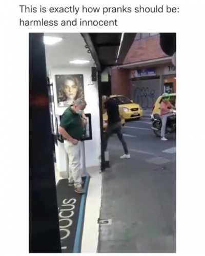 Invisible prank