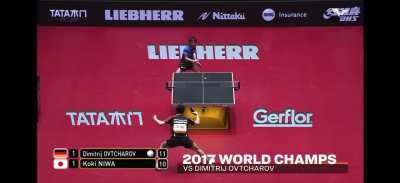 That placement+going for backhand was absolute genius