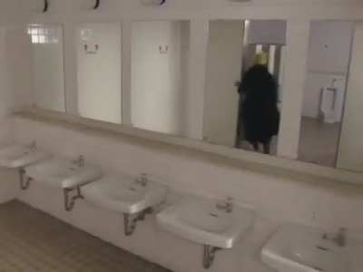 Proves that toilets aren't ideal for henshins.