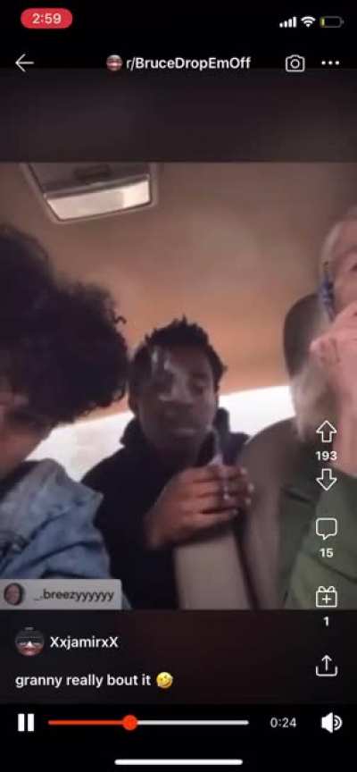 granny smokin dem opps