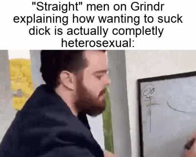 "Straight, but looking to get fucked in the ass"