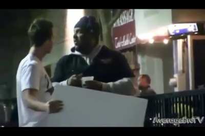 WCGW if i try to prank this bouncer.