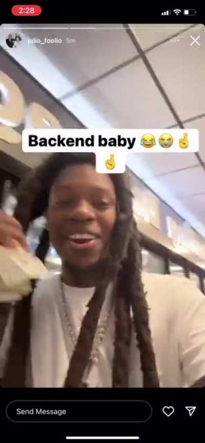 Foolio said somebody tried him at his show 👀