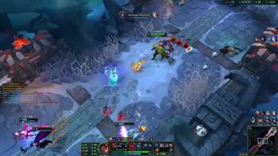 Go an augment in the middle of a team fight (Bug report)