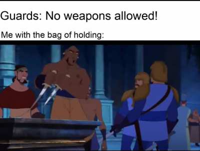 I should've hidden the bag instead.