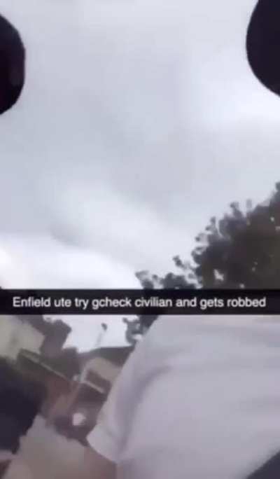 Throwback: Teerose (AP) tries to G-check a civilian but it goes horribly wrong and he gets his bike taken