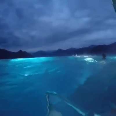 A liquid lair of awe?