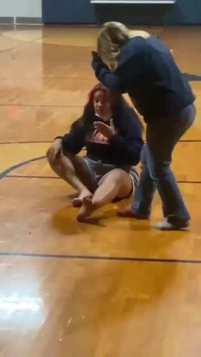 My friend got slightly injured during Drama Rehearsal
