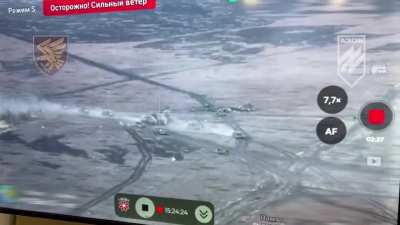 Footage of the Ukrainian 95th Separate Polesian Air Assault Brigade and National Guard "Azov" brigade repelling a Russian attack near Terny, Donetsk Oblast. A Russian tank was captured during the fight.