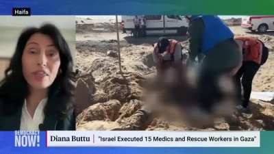&ldquo;Point-Blank&rdquo;: Israeli Soldiers Execute 15 Gaza Medics &amp;amp; Rescue Workers, Bury in Unmarked Mass Grave