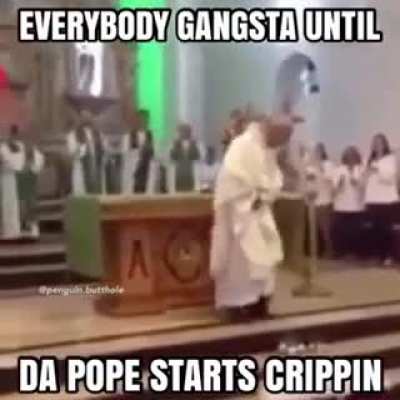 Man he fr crip walkin 😳💀