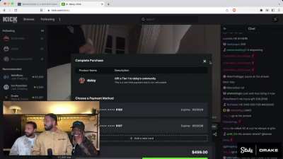 Drake&acirc;s card got declined on stream&eth;&shy;