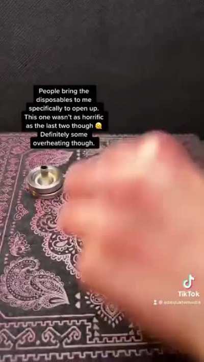 I had a whole series on TikTok where I would take a part elf bars, and fumes to show how sketchy their internals were. Tiktok began removing them though. i&rsquo;ve seen many examples of the polymer foam being severely melted around the heating element.