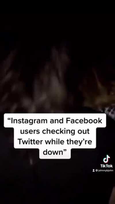 &ldquo;Instagram And Facebook Users Checking Out Twitter While They&rsquo;re Down&rdquo;