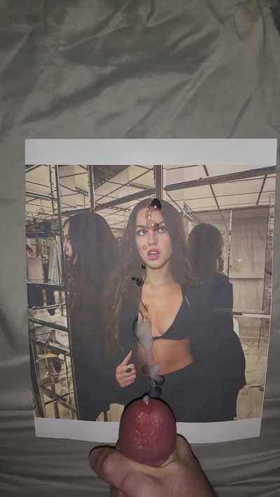 Covering Olivia Rodrigo with a perfect cum tribute