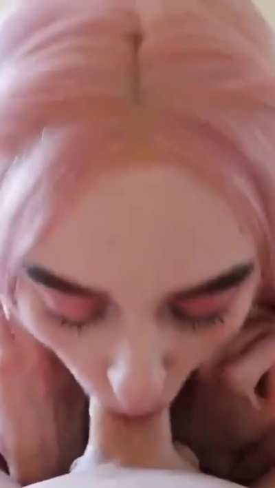 Pink haired girls does the job