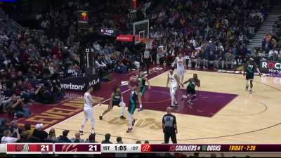 [Highlight] Cavs get the ball swinging all around the court before ending in an Osman 3