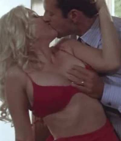 My secretary (and lover) has betrayed me, stole my body and run away, I tried to tell my partner Joe when he started kissing me. She is also his lover!