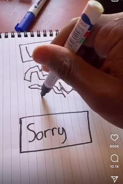 Men taking accountability and apologizing in a relationship vs women attempting to say they&rsquo;re sorry or admitting that they&rsquo;re wrong.